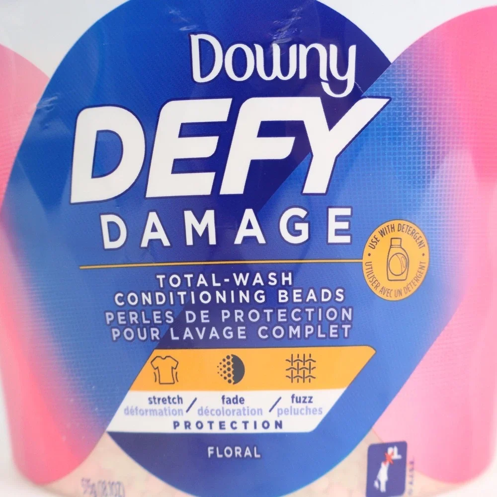 Downy Defy Damage Total-Wash Fabric Conditioning Beads, Fabric Softener, 18.1 oz